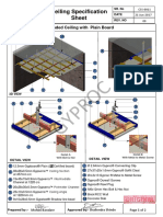 Gyproc: Ceiling Specification Sheet