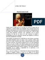 Biografia Antonio Vivaldi Tbjo Igancio Calle