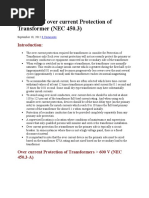 NEC 450.3 Transformer Overcurrent Protection | PDF | Fuse (Electrical ...