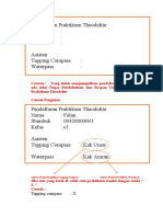 Pendaftaran Praktikum Theodolite