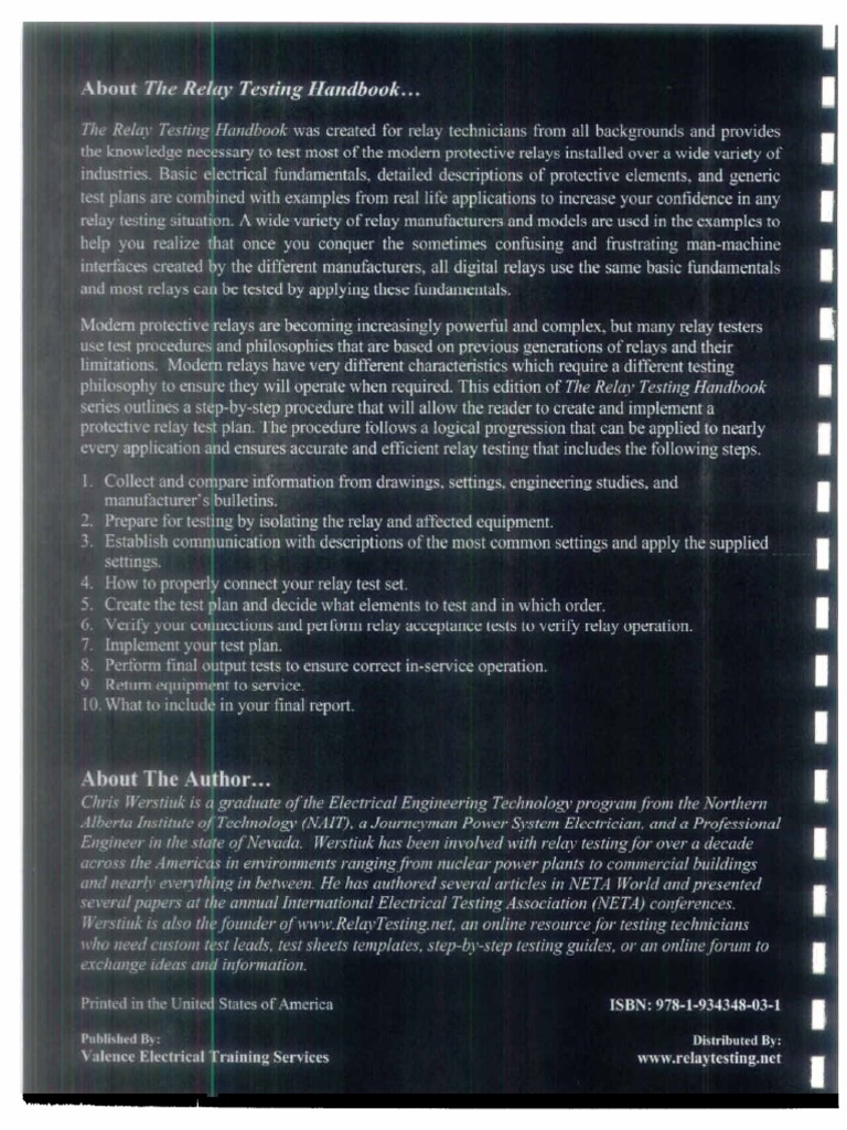 74 PDFsam The Relay Testing Handbook Cap 4 PDF