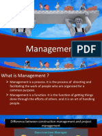 Management by Franz Anthony Culagbang