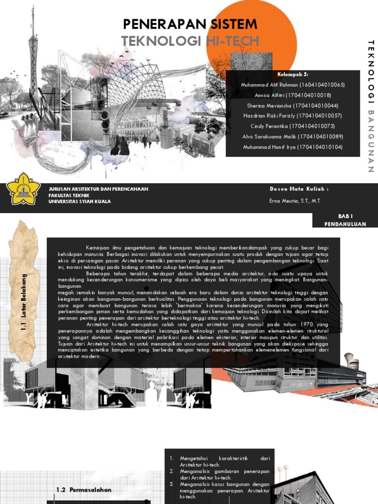 Arsitektur Hi-Tech di Era Modern | PDF | Seni | Komputer