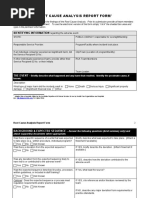 Root Cause Analysis Report Template | PDF | Risk | Data Quality