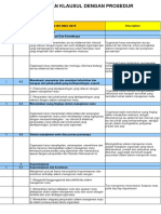 Checklist Pemenuhan Audit ISO 9K15