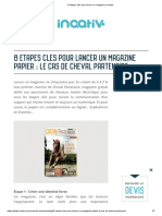 8 Étapes Clés Pour Lancer Un Magazine _ Inaativ