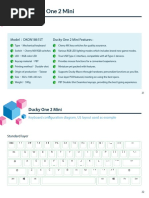 Model DKON1861ST Ducky One 2 Mini Features