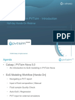 PVTsim Hands-On Webinar Handout - Introduction To EoS Modeling