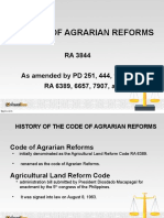 Code of Agrarian Reform