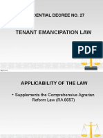 Tenant Emancipation Law