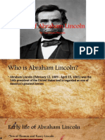 Life of Abraham Lincoln: By: Carl Sausa Moneda