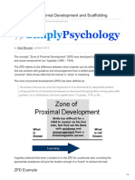 The Zone of Proximal Development and Scaffolding: ZPD Example