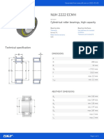 Nuh 2222 Ecmh: Cylindrical Roller Bearings, High Capacity