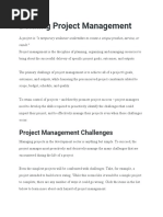 PMD Pro Project Management