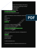 Reproductive Health MCQ