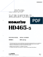 HD465-5 Shop Manual