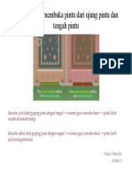 Perbandingan Membuka Pintu Dari Ujung Pintu Dan Tengah