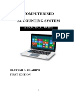 Computerised Accounting System Cover Note
