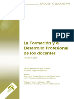 Encuesta Formacion y Desarrollo Profesional Docente_FUHEM_2010
