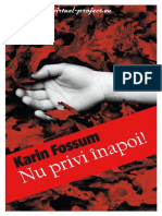 Karin Fossum - Nu Privi Inapoi