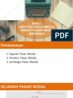 Institusi Dan Lembaga Terkait Pasar Modal Indonesia