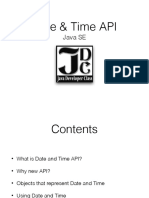 Date & Time API: Java SE