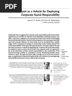 Download Sport as a Vehicle for Deploying Corporate Social Responsibility by 3BL Media Staff SN49749502 doc pdf