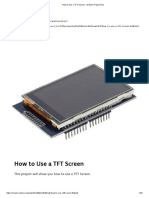 How To Use A TFT Screen - Arduino Project Hub