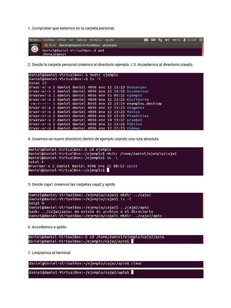 Guía de comandos básicos de Linux | PDF | Archivo de computadora ...