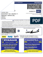 Ryanair Boarding Pass