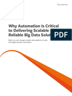 Why Automation Is Critical To Delivering Scalable and Reliable Big Data Solutions