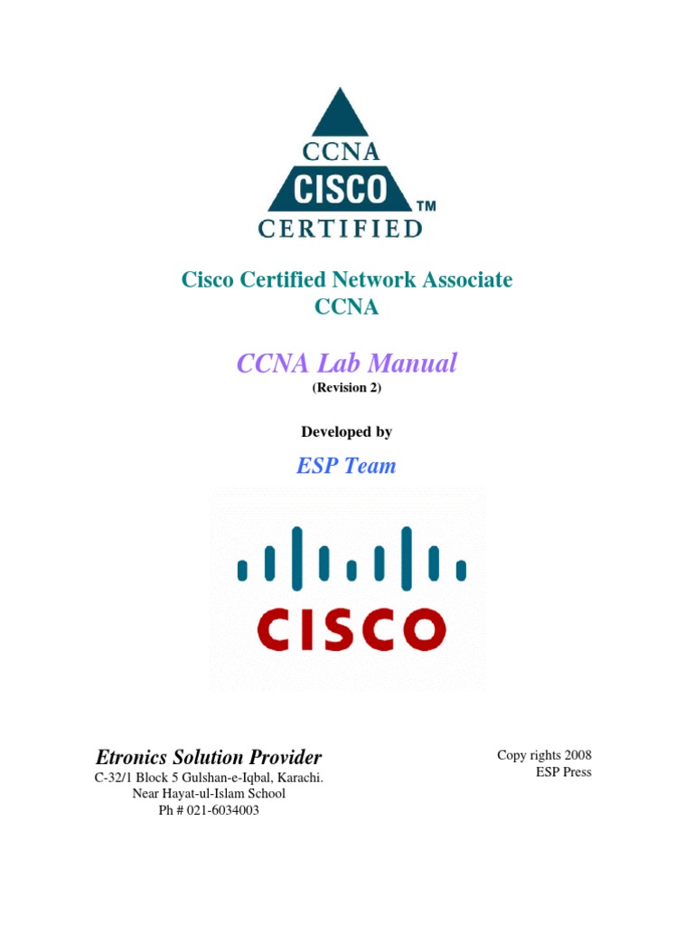 Ccna New Lab Manual by Esp Team PDF Routing Ip Address