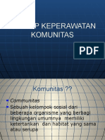 Konsep Keperawatan Komunitas Fik