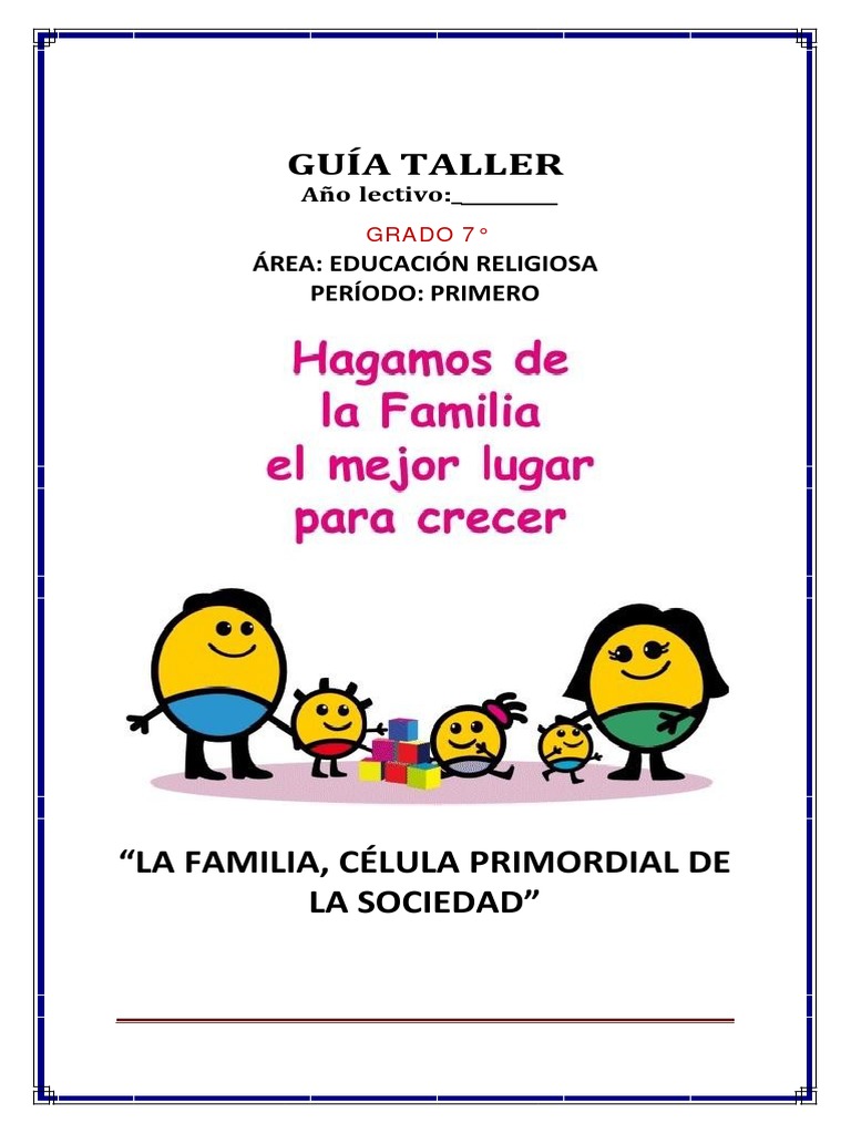 La Familia en la Educación Religiosa | PDF | Familia | Amor