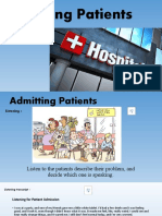 Admitting Patients