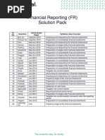 Financial Reporting (FR) Solution Pack: Sr. No. ACCA Exam Paper Syllabus Area Covered