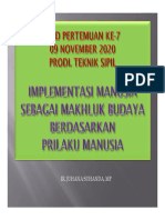 ISBD - Pert.7. Prilaku Manusia - Tek.Sipil