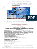 Guía Dominical _ _¿Cuáles Señales Veremos Antes Del Fin_” _ Domingo 25.10.2020