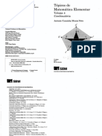 Tópicos de Matemática Elementar, Volume 4 Combinatória by Antonio Caminha Muniz Neto