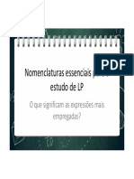 03 Nomenclaturas Essenciais para Estudar LP