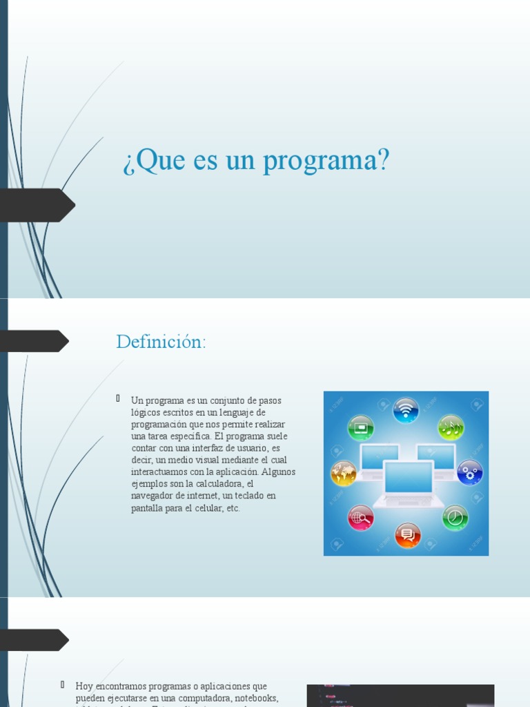 Que Es Un Programa | PDF