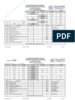II Year Shift Timetable Even 2020-2021 Wef 01.03.21