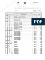 Metrado de Componentes Proyecto 2022