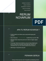 PPT Rerum Novarum - Agama