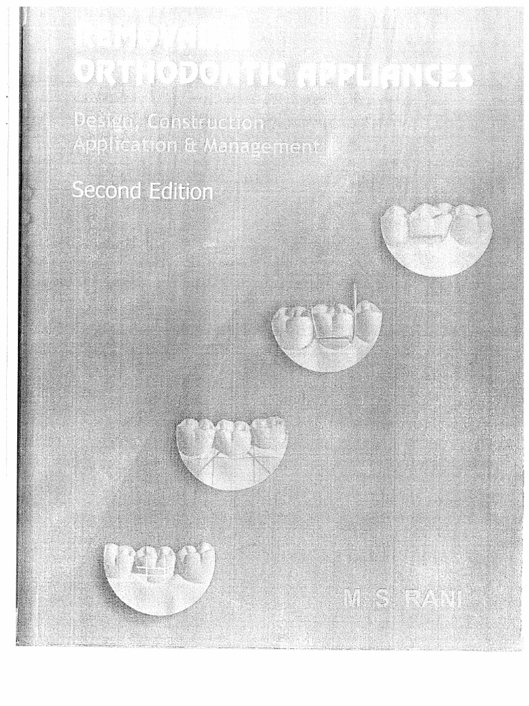M.S. Rani Removable Orthodontic Appliances PDF