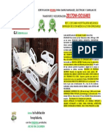 Cama Hospitalaria Manual Altura Graduable Ref 2-335
