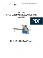 Manual 140120 Fully Automatic Flow Wrapping Machine