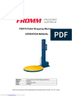 FSW10 Pallet Wrapping Machine Operation Manual: Machine Model Date Issue