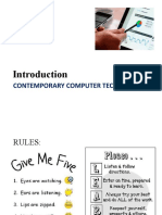 Introduction to Contemporary Computer Technologies Course