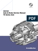 Meritor Axle & Brake Service Manual TE Series Axle